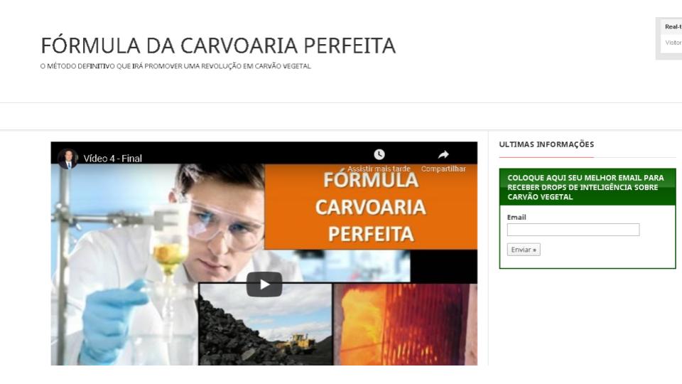 Website – Formula da Carvoaria Perfeita (2017)