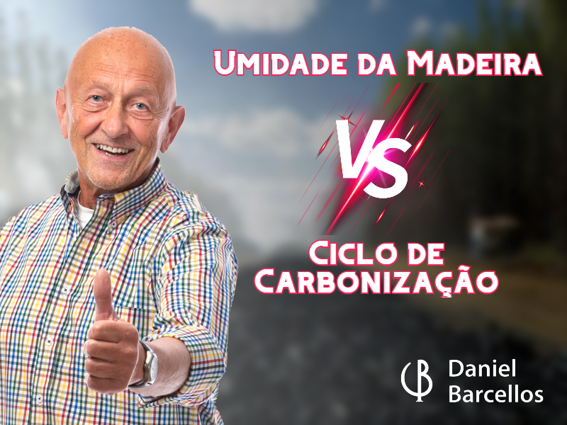 Umidade da Madeira VS Ciclo de Carbonização